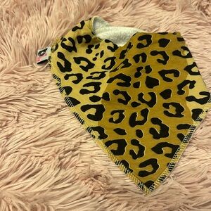 Leopard Print Baby Bib